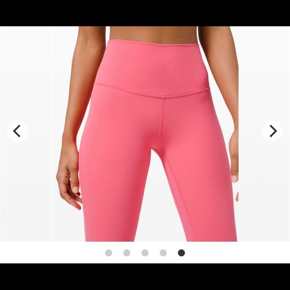 Brand new Lululemon align guava pink 25’